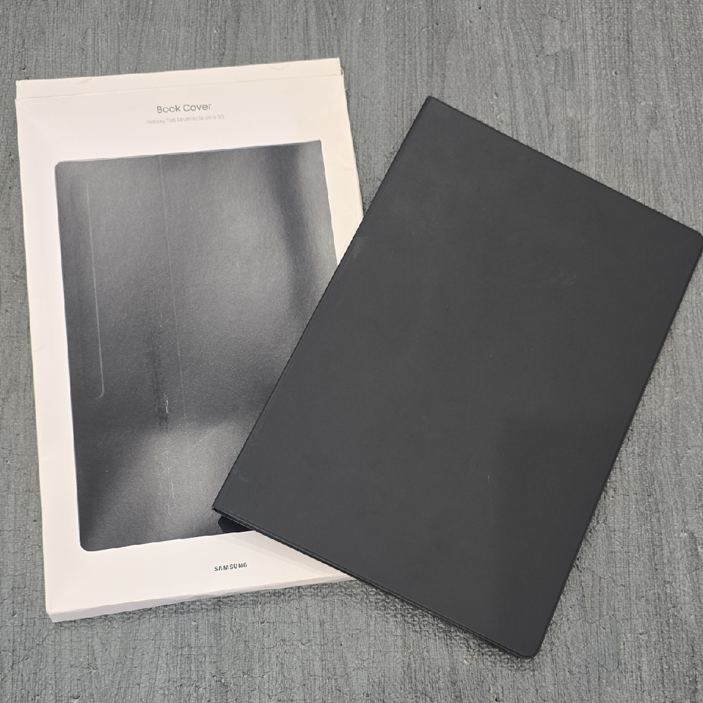 Samsung Black Book Cover For Galaxy Tab S9 Ultra
